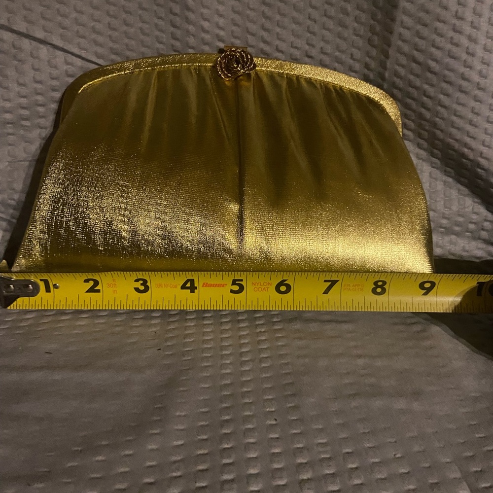 Elegant Gold Clutch Bag